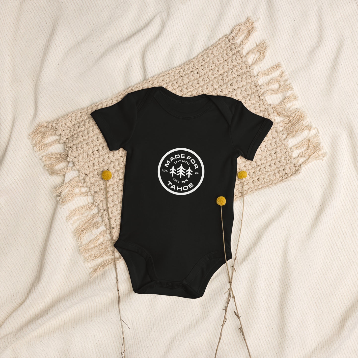 Made for Tahoe™ / Organic cotton baby bodysuit