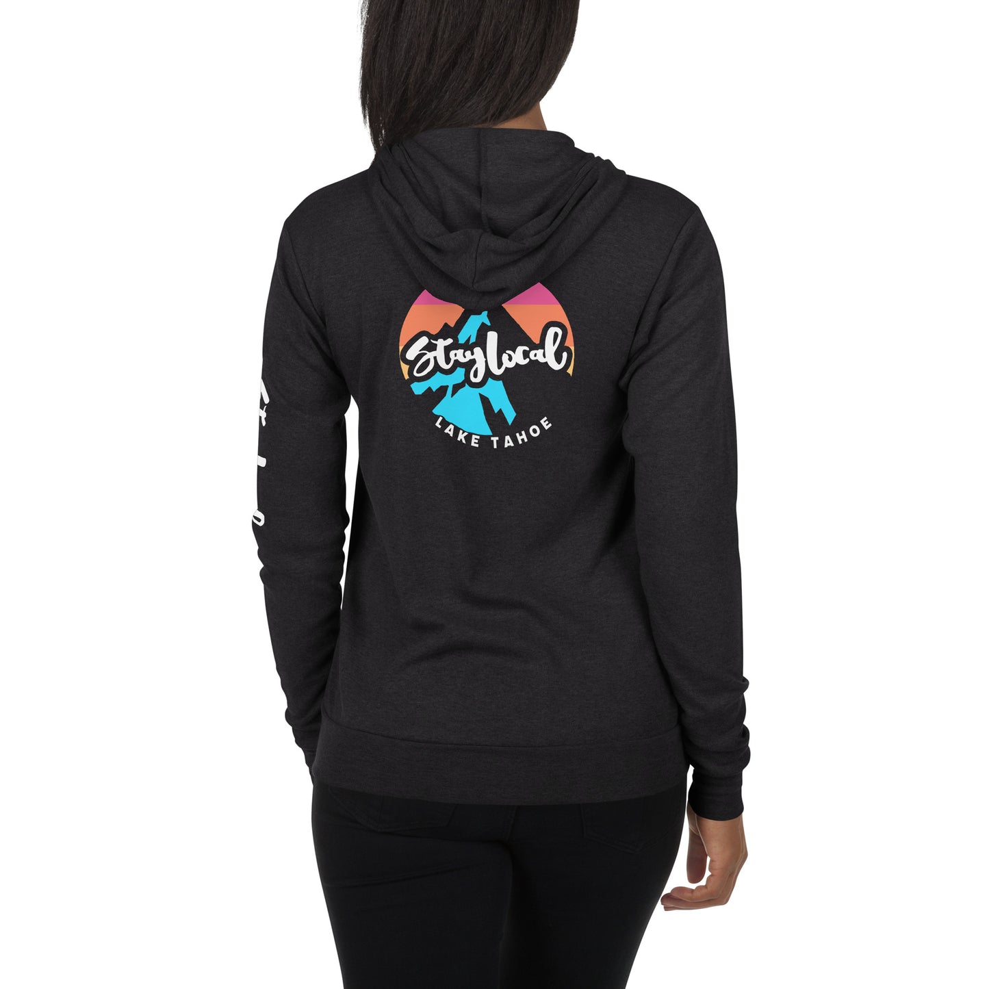 Stay Local Tahoe Unisex zip hoodie