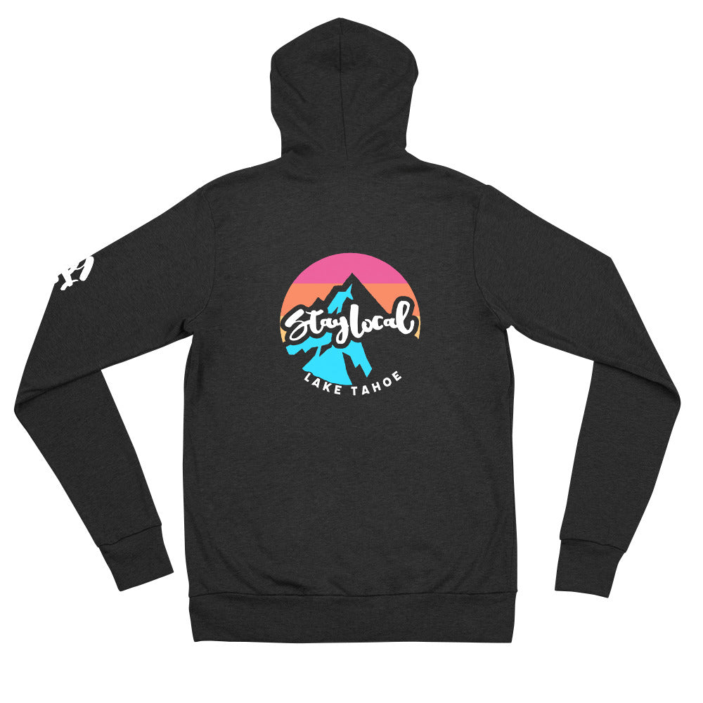 Stay Local Tahoe Unisex zip hoodie