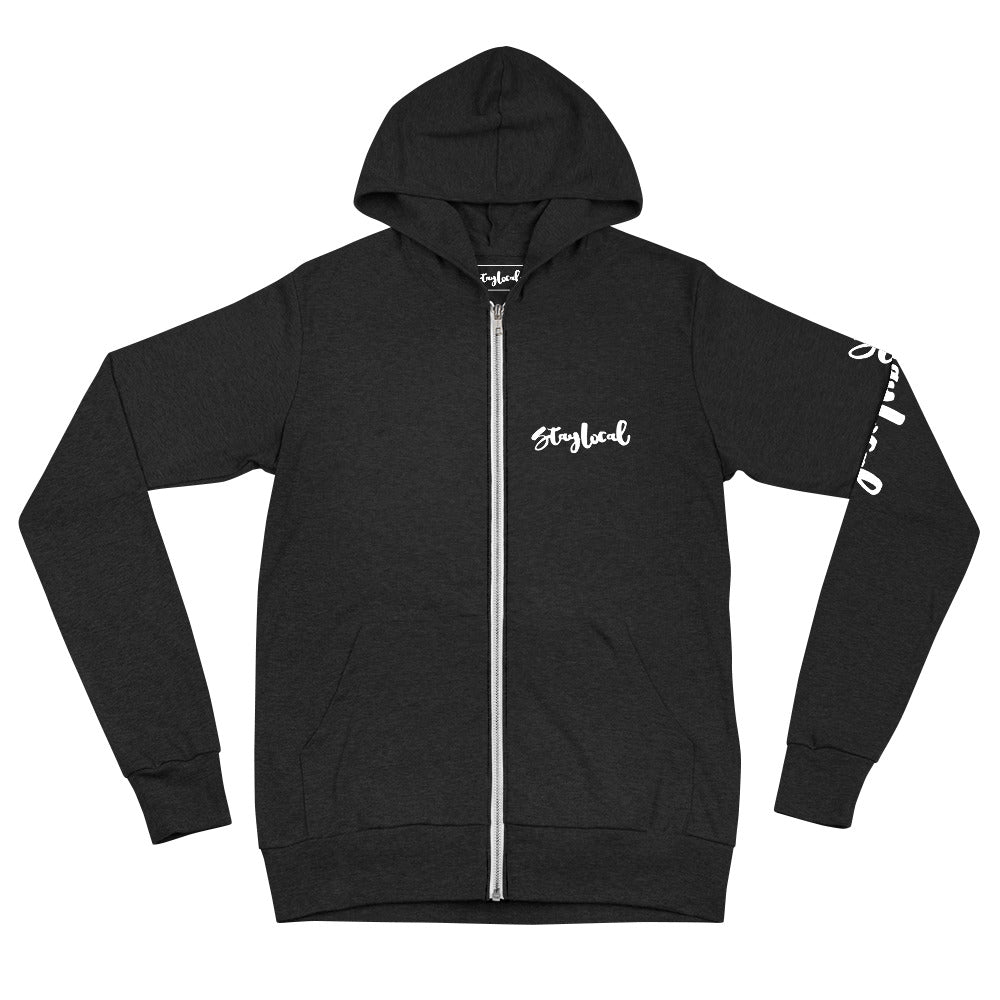 Stay Local Tahoe Unisex zip hoodie