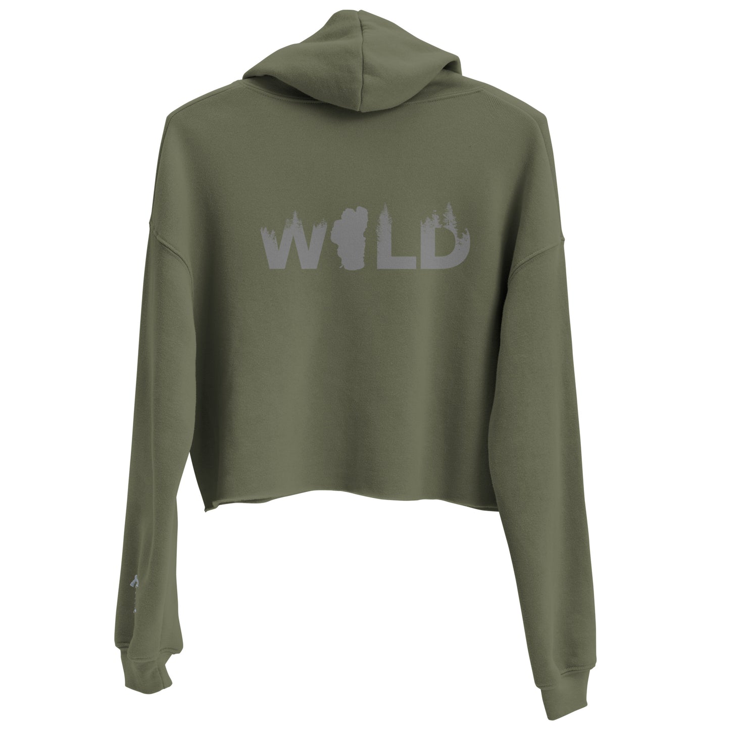 Wild in Tahoe Crop Hoodie