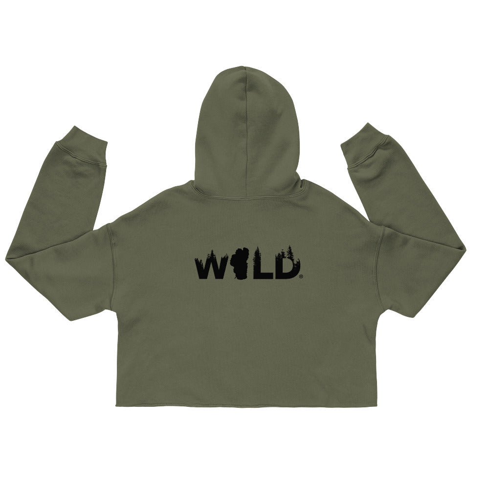 WILD in TAHOE Crop Hoodie