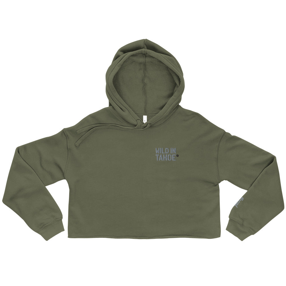 Wild in Tahoe Crop Hoodie