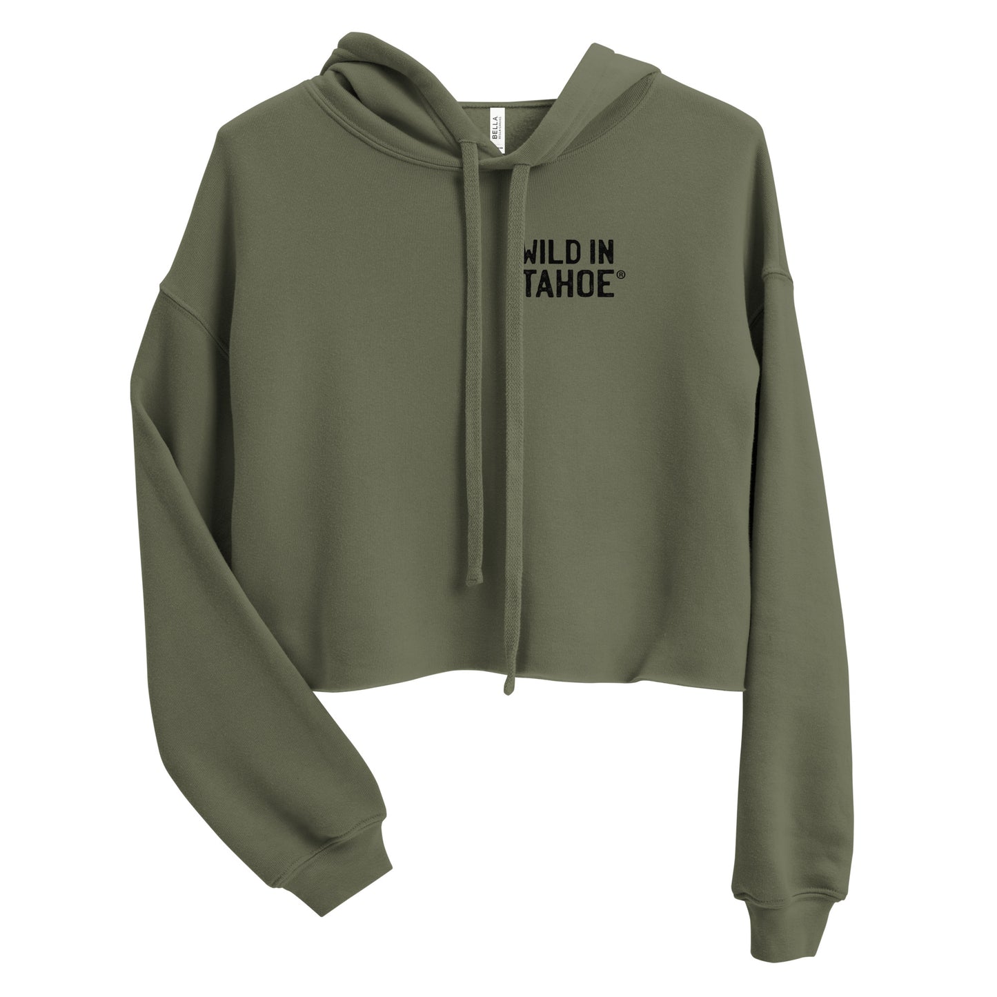 WILD in TAHOE Crop Hoodie