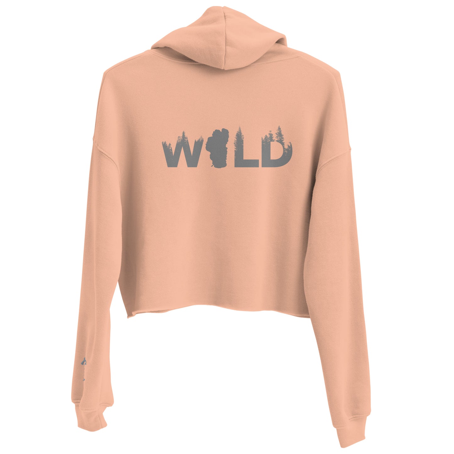 Wild in Tahoe Crop Hoodie