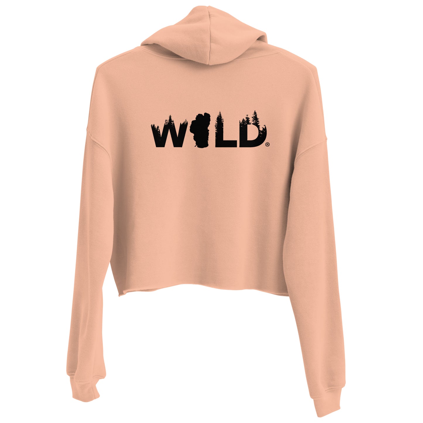 WILD in TAHOE Crop Hoodie