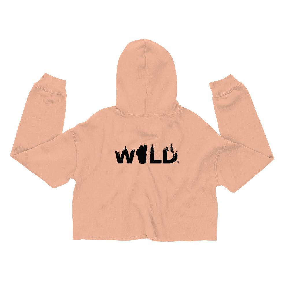 WILD in TAHOE Crop Hoodie