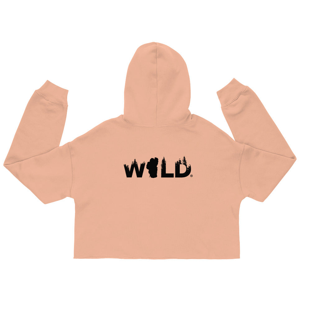 WILD in TAHOE Crop Hoodie