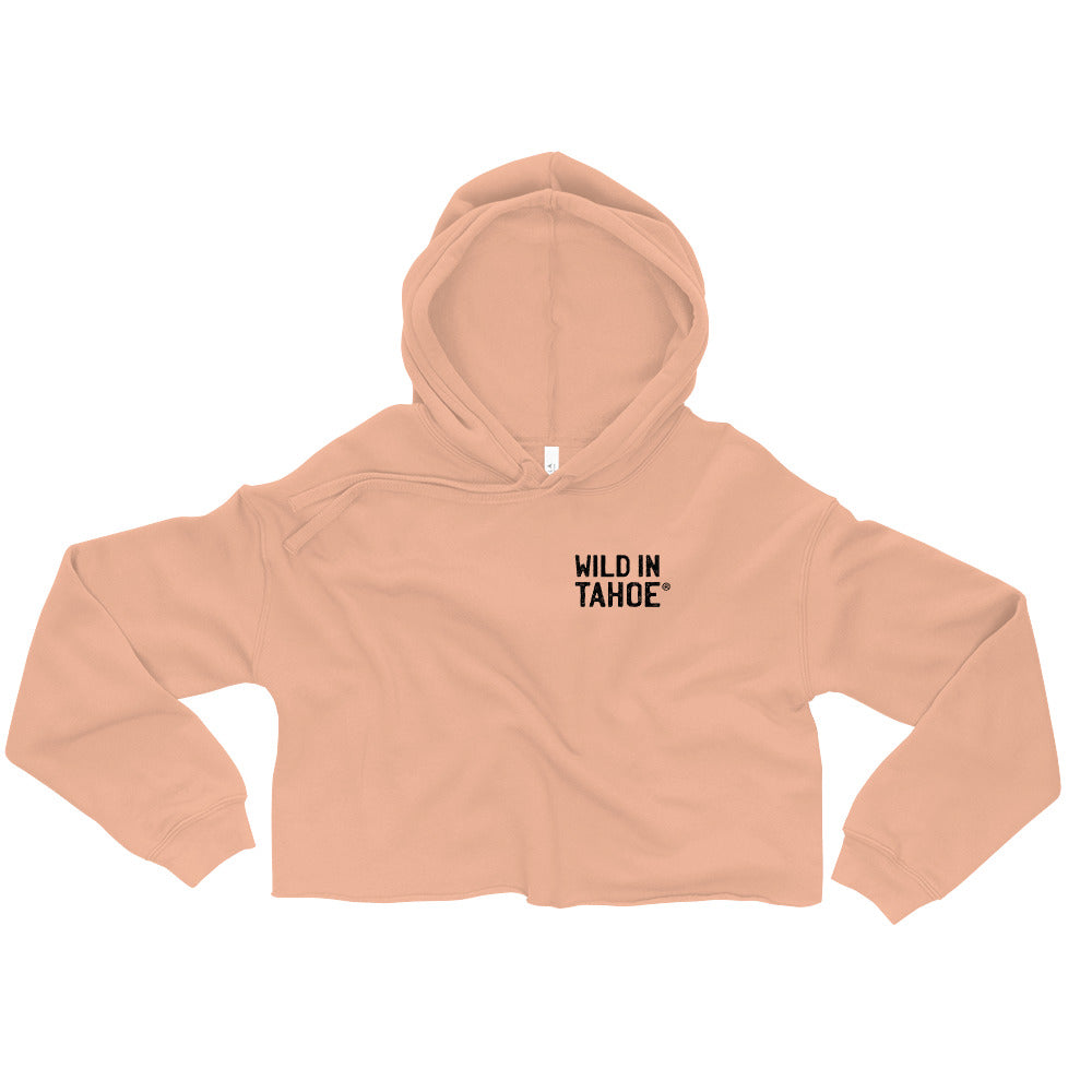 WILD in TAHOE Crop Hoodie