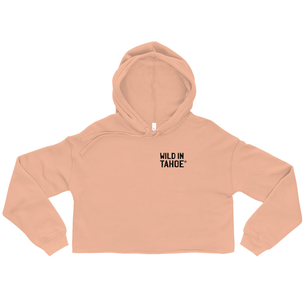 WILD in TAHOE Crop Hoodie