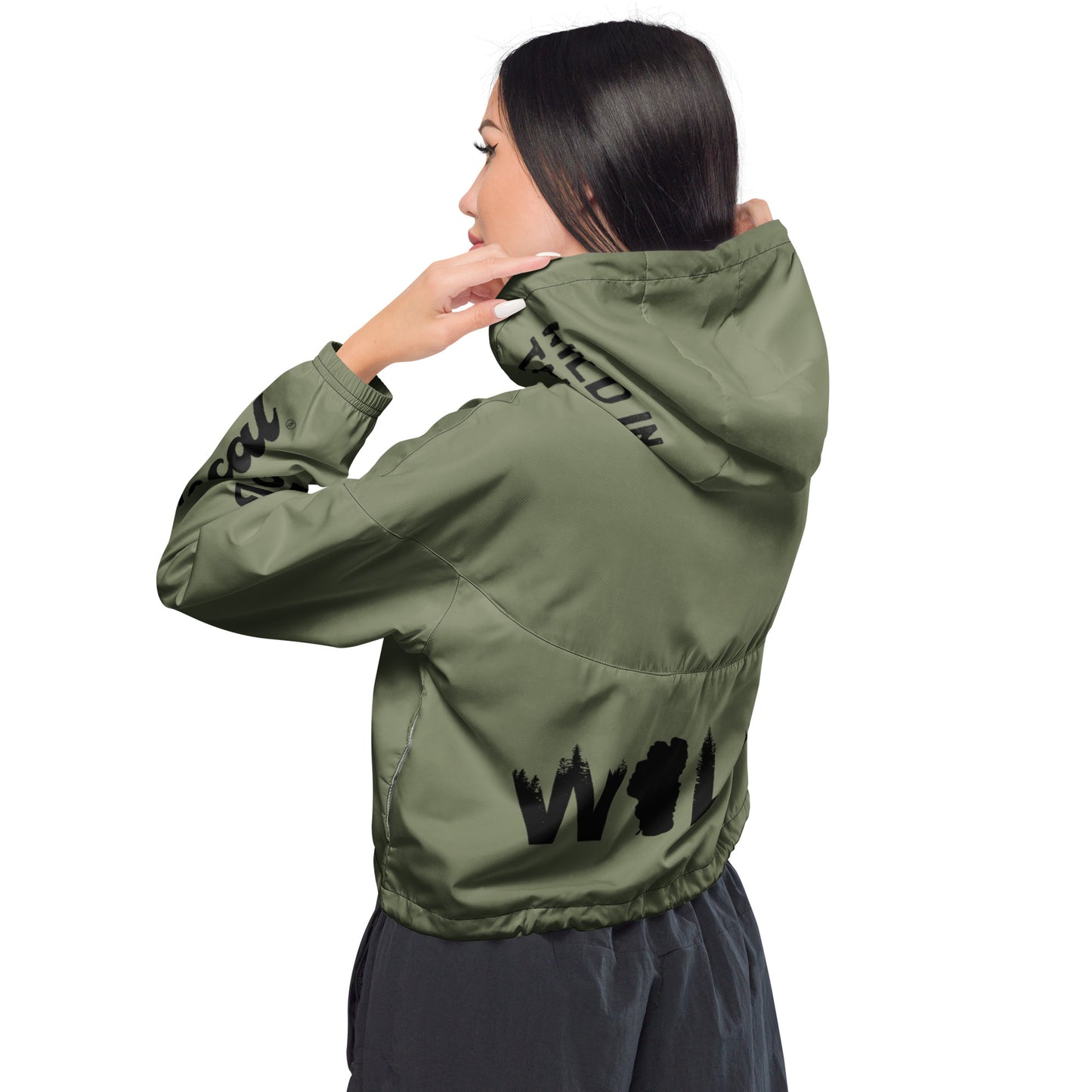 WILD™ in Tahoe by LOCAL™ Women’s cropped windbreaker