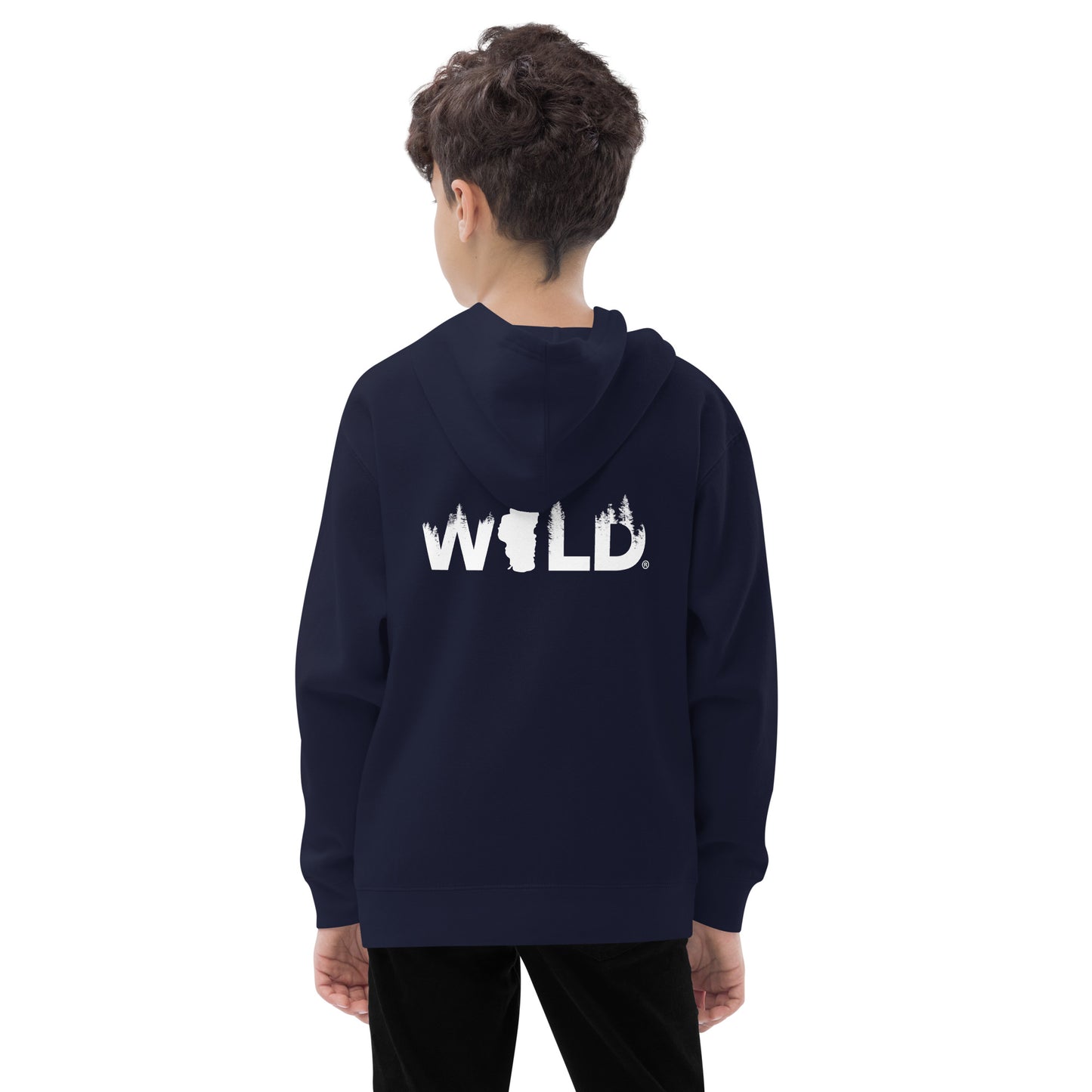 WILD in Tahoe™ Kids fleece hoodie