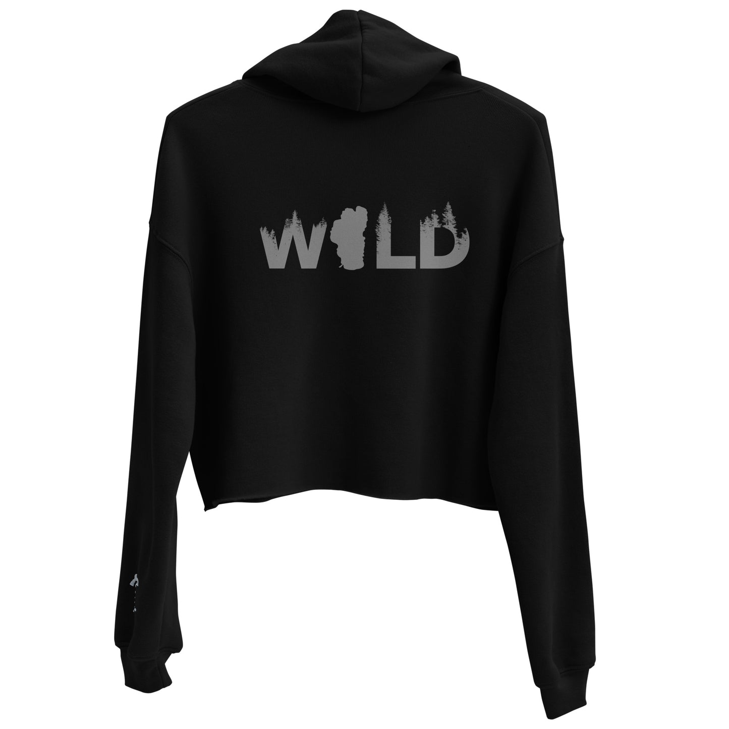 WILD™ in Tahoe by LOCAL™ Crop Hoodie