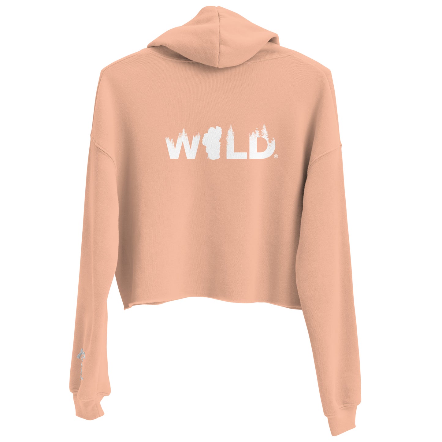 WILD™ in Tahoe by LOCAL™ Crop Hoodie