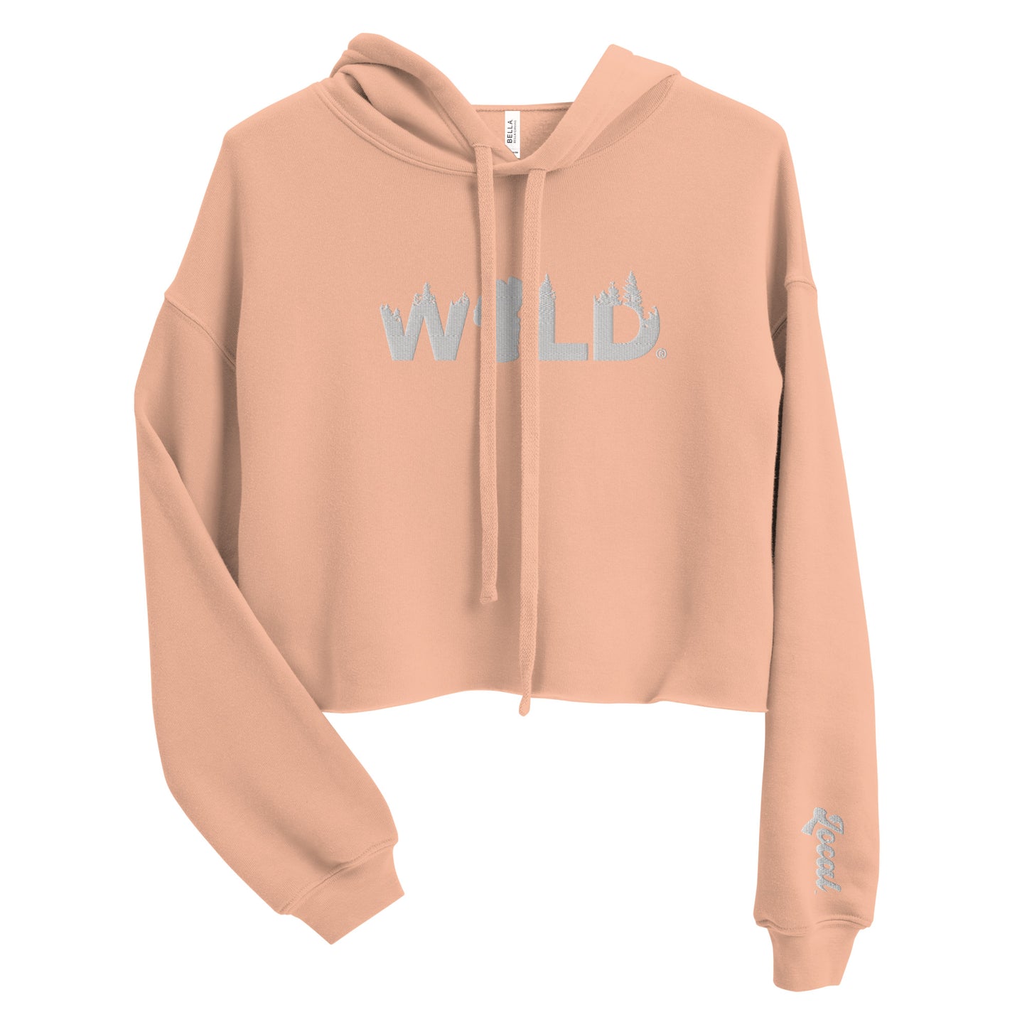 WILD™ in Tahoe by LOCAL™ Crop Hoodie