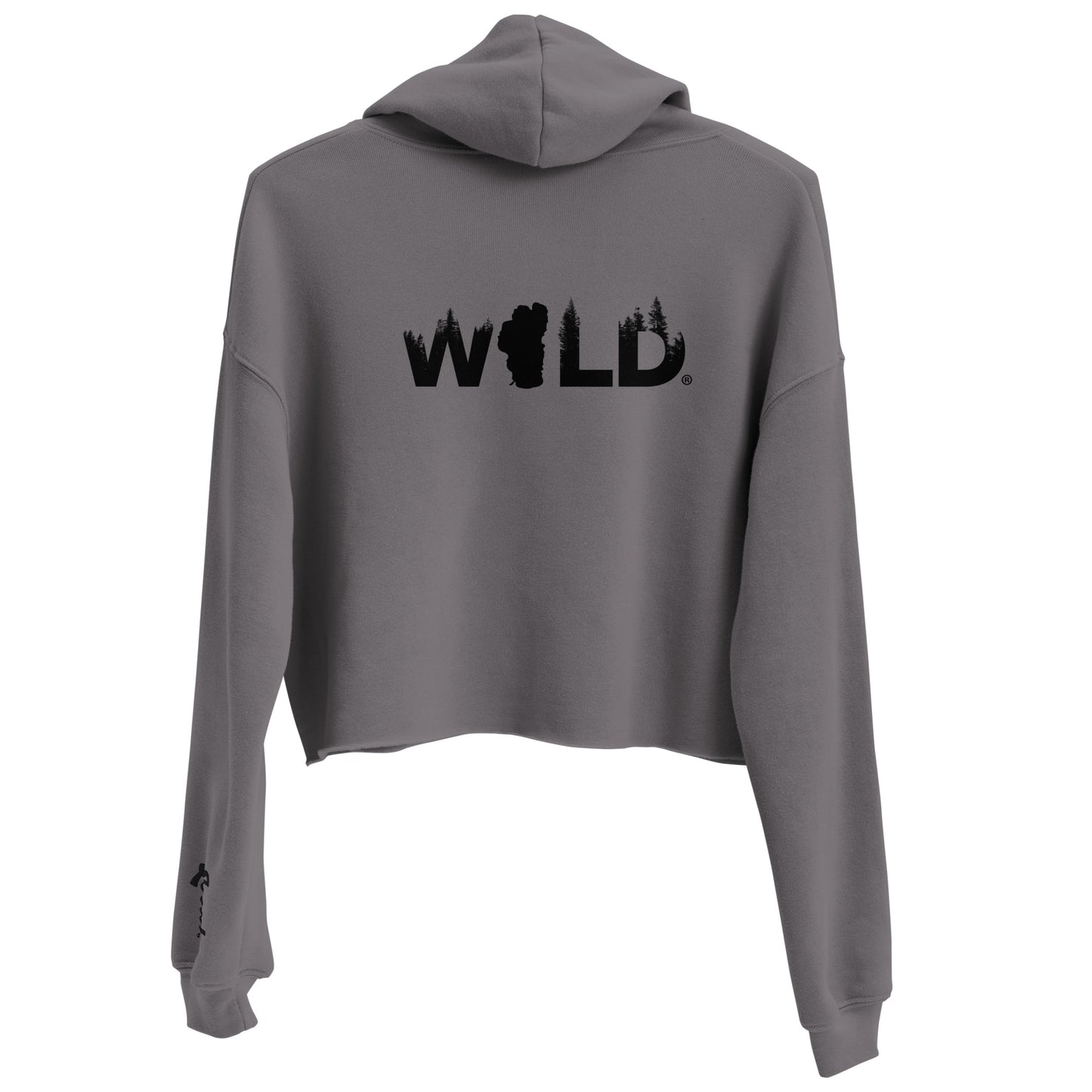 WILD™ in Tahoe by Local™ Crop Hoodie