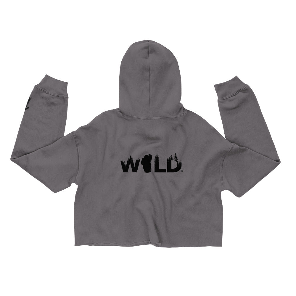 WILD™ in Tahoe by LOCAL™ Crop Hoodie