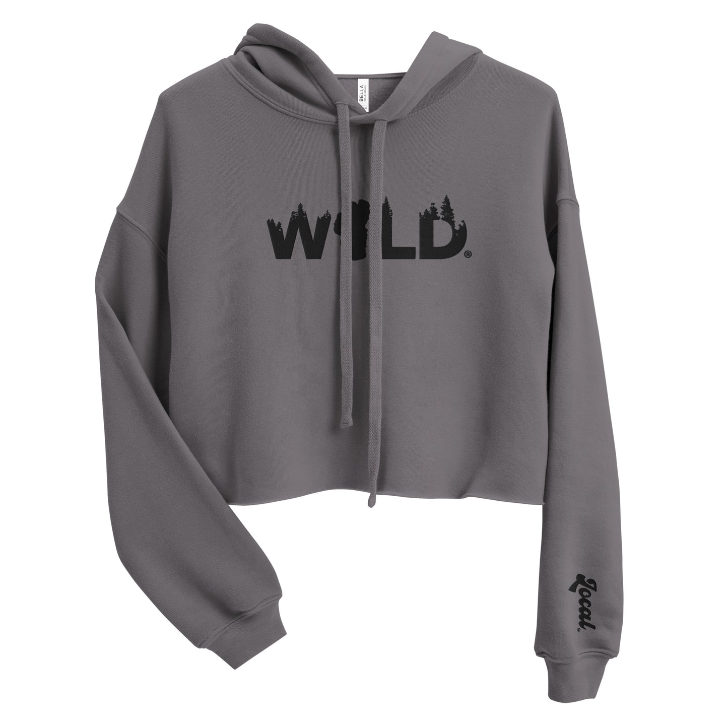 WILD™ in Tahoe by Local™ Crop Hoodie